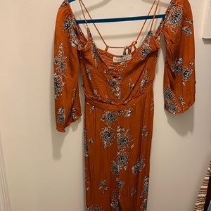 Dark Orange Jumpsuit
